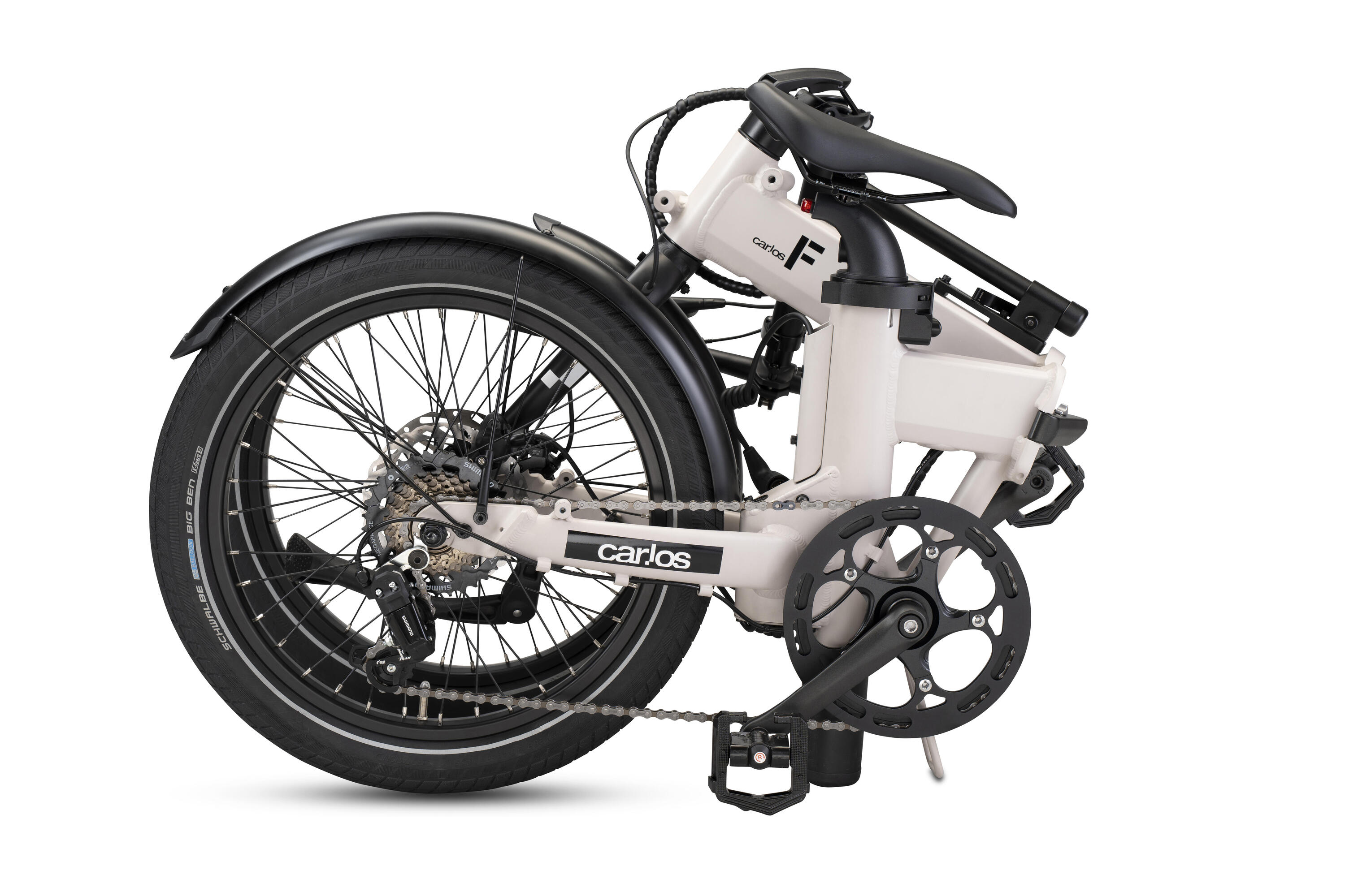 CAR.LOS Model F faltbares Unisex Urban E-Cargo Bike 2/4