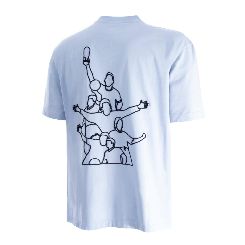 Argentina Legends - Geborduurd T-shirt - Blauw – COPA Football 3/7
