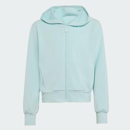 VESTE DE SURVÊTEMENT À CAPUCHE ENTIÈREMENT ZIPPÉE ADIDAS FILLES