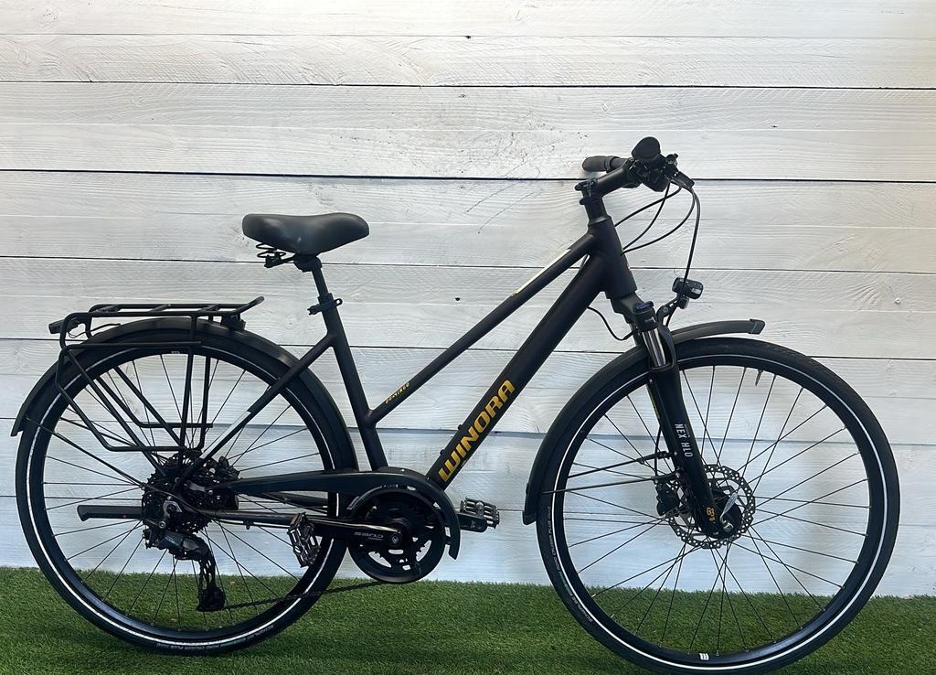 Winora stadsfiets 48 cm, 20 versnellingen, zwart 2/3