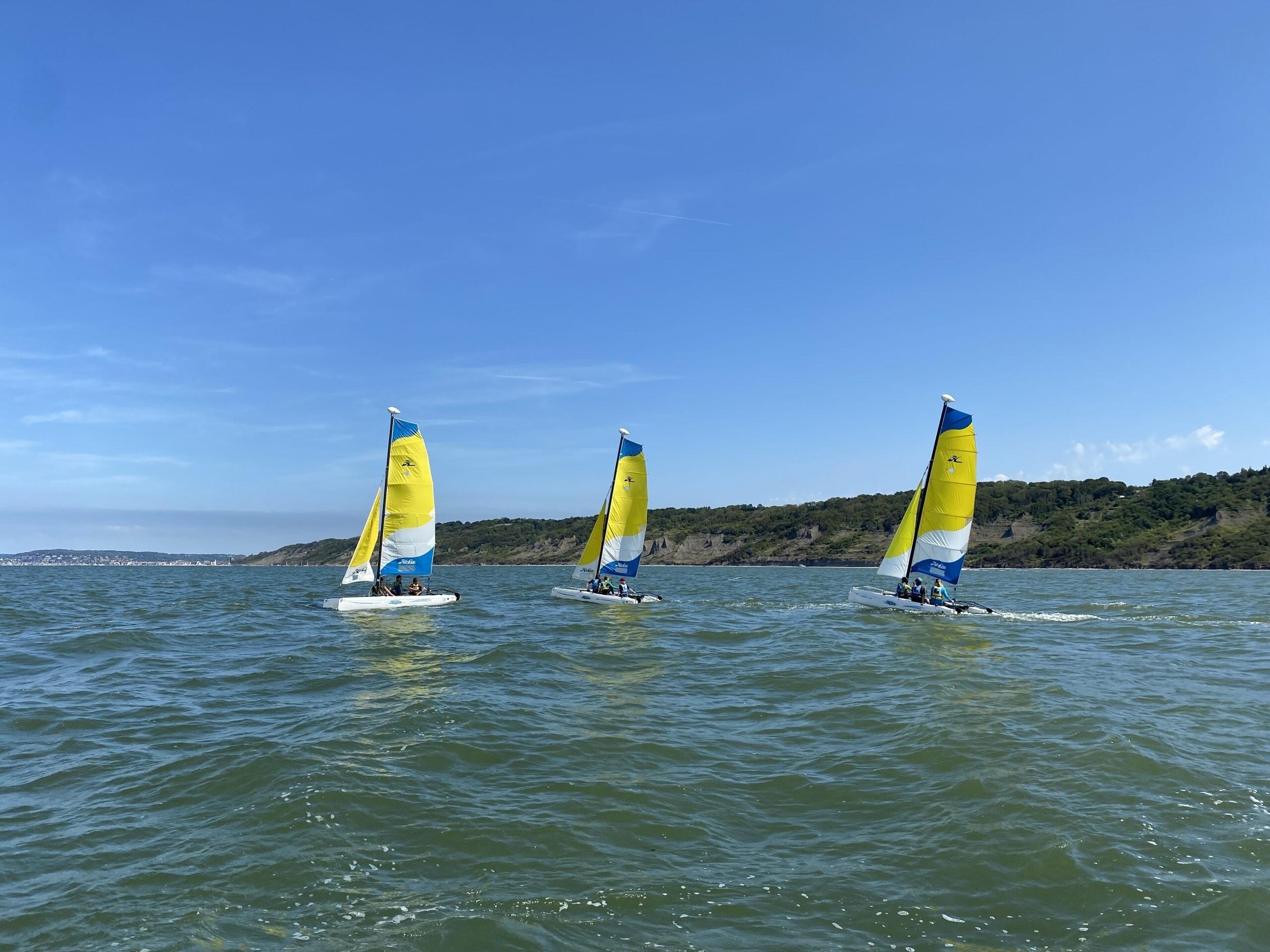 Initiation voile et escapade à vélo à Houlgate 1/1