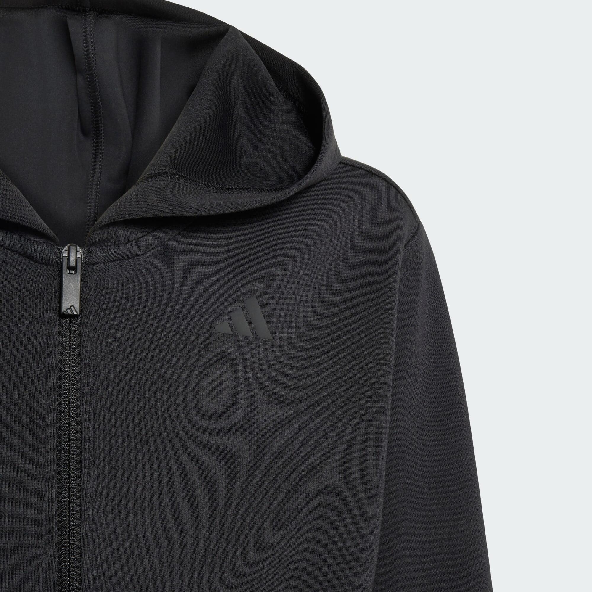 VESTE DE SURVÊTEMENT À CAPUCHE ENTIÈREMENT ZIPPÉE ADIDAS FILLES 5/5