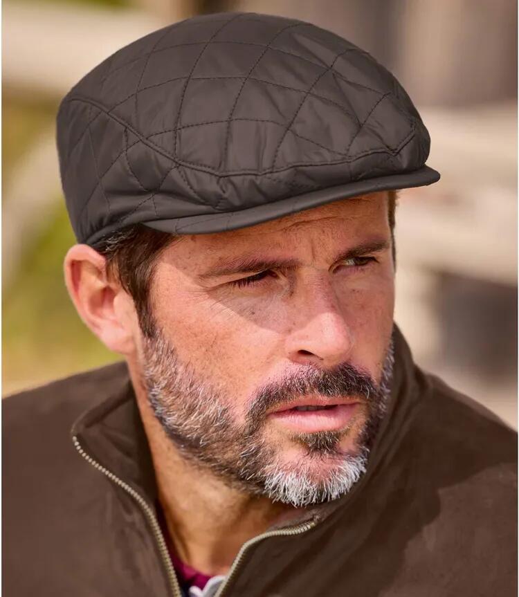 Casquette Plate Matelassée Trendy  2/3