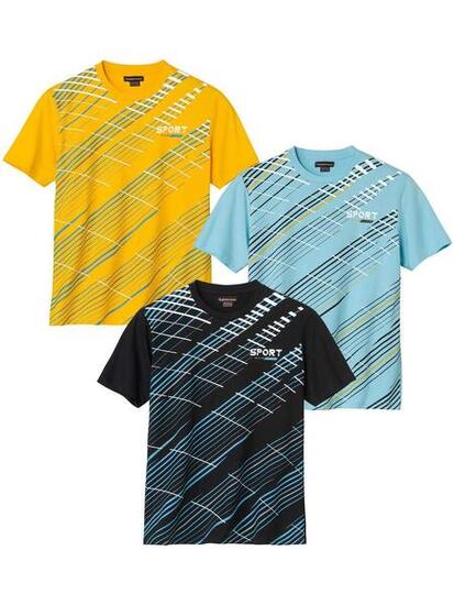 Lot de 3 Tee-Shirts Sport Runing Spring
