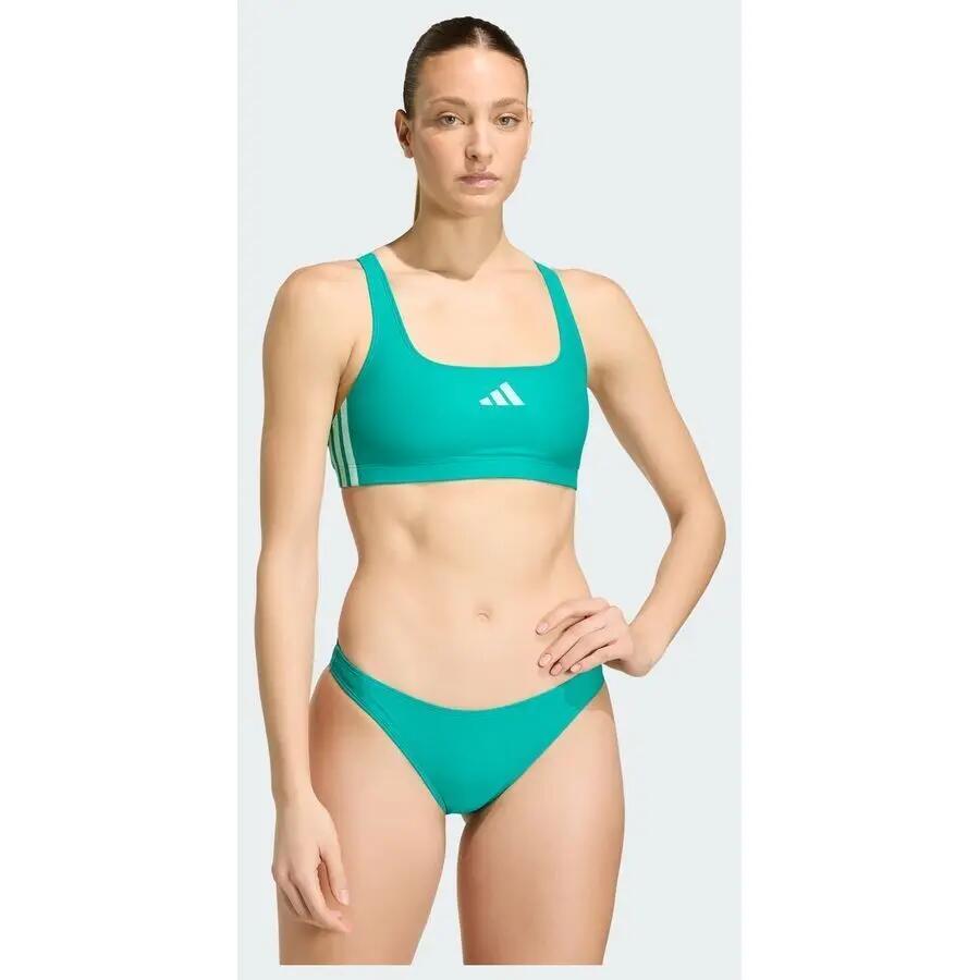 Women's V-back Two-piece Swimsuit adidas 3-Stripes 2/5