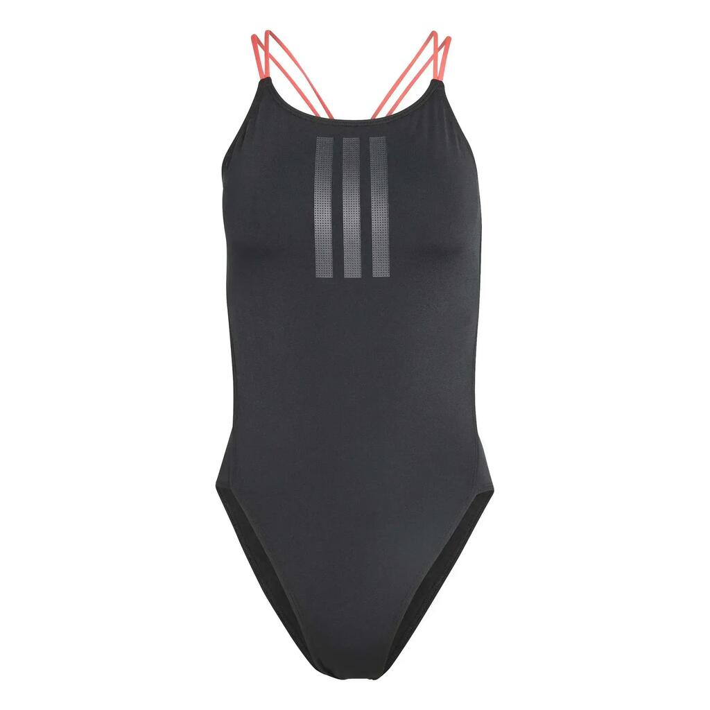 Women's 1-piece swimsuit adidas Ripstream 3-Stripes Tie Back