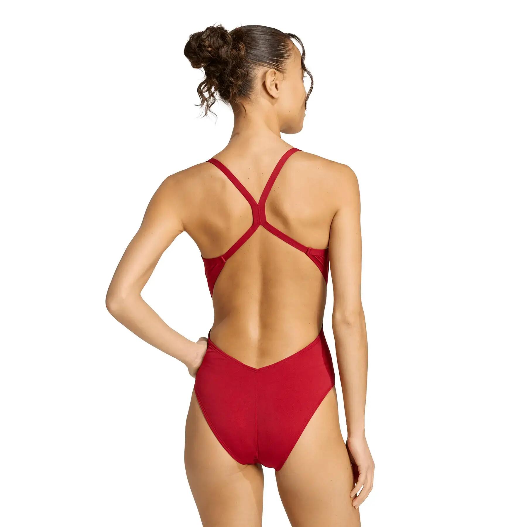 Fato de banho de uma peça costas em C mulher adidas Ripstream Team 6/7
