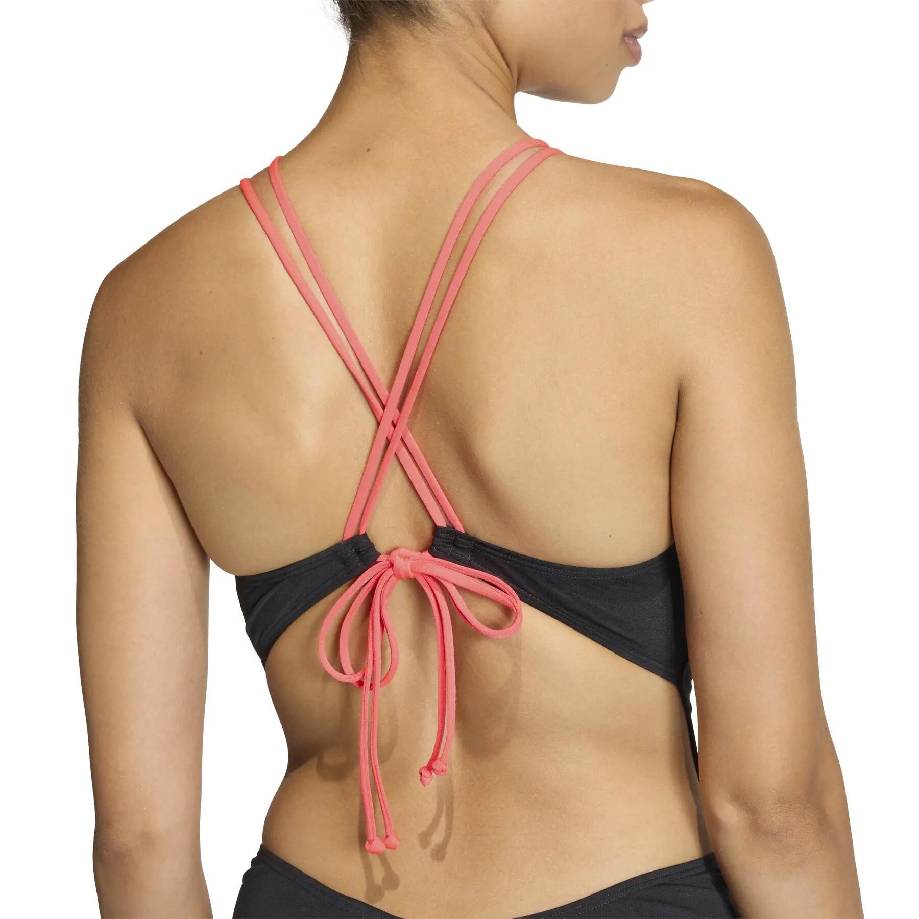 Women's 1-piece swimsuit adidas Ripstream 3-Stripes Tie Back 6/6
