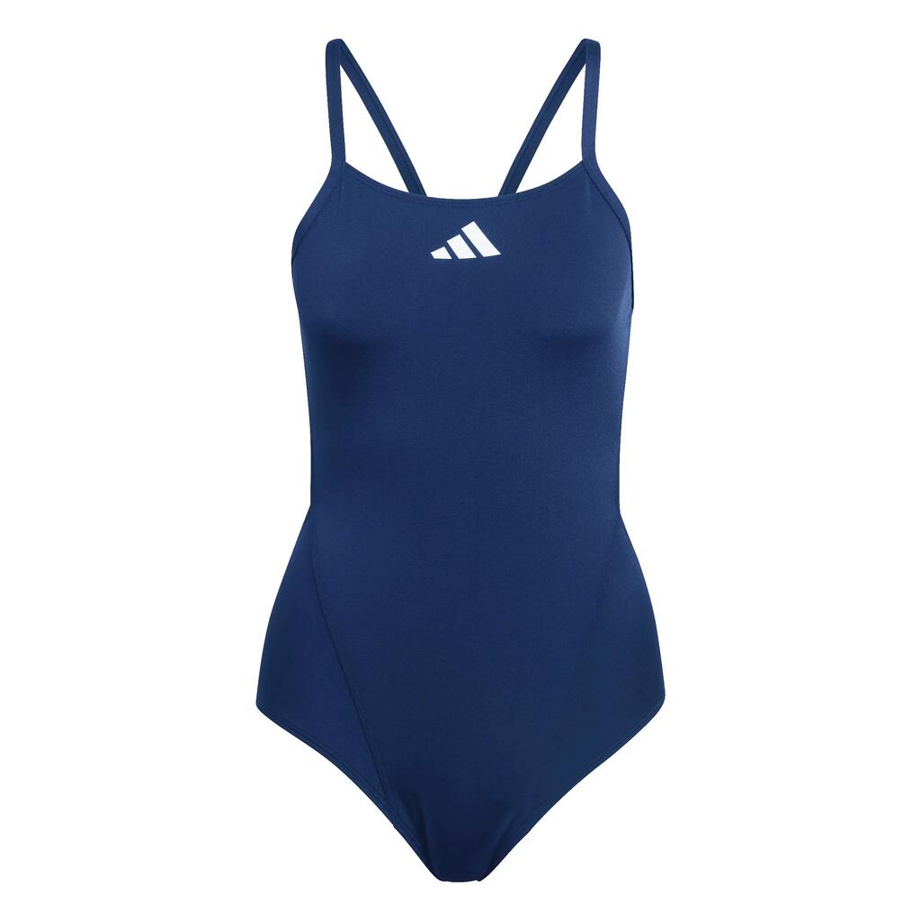 Women's one-piece swimsuit with a back cutout adidas Ripstream Team