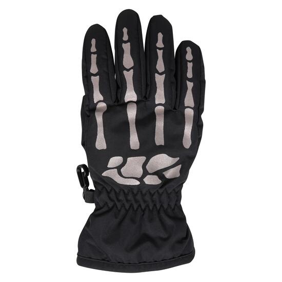 Gants Motif/style Squelette Enfant (Noir)