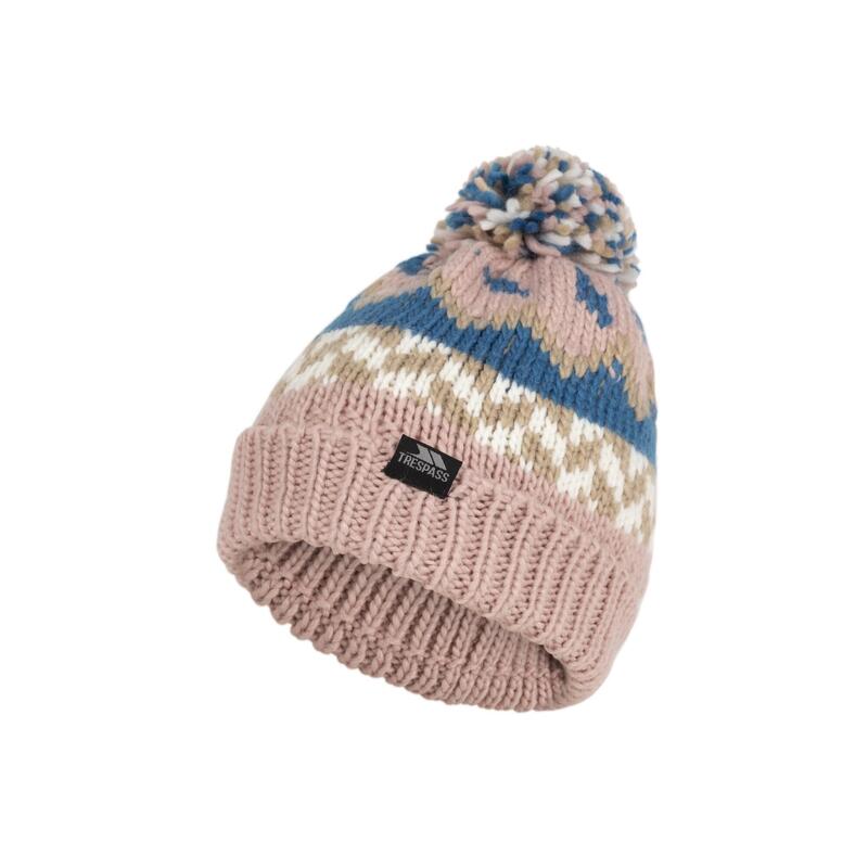 2058 - Căciulă tricotată unisex cu pompon şi căptuşeală din fleece.