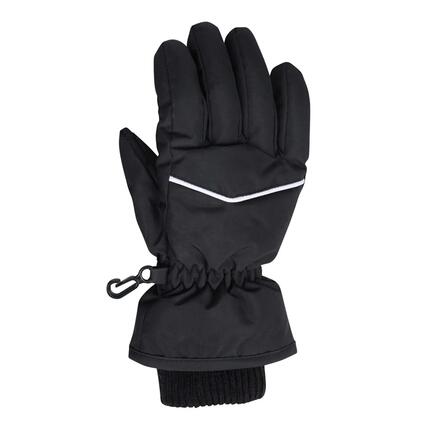 Gants Motif/style Neige Enfant (Noir)
