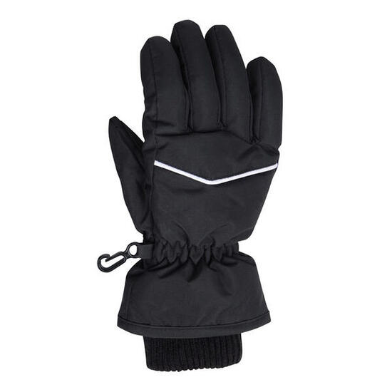 Gants Motif/style Neige Enfant (Noir)