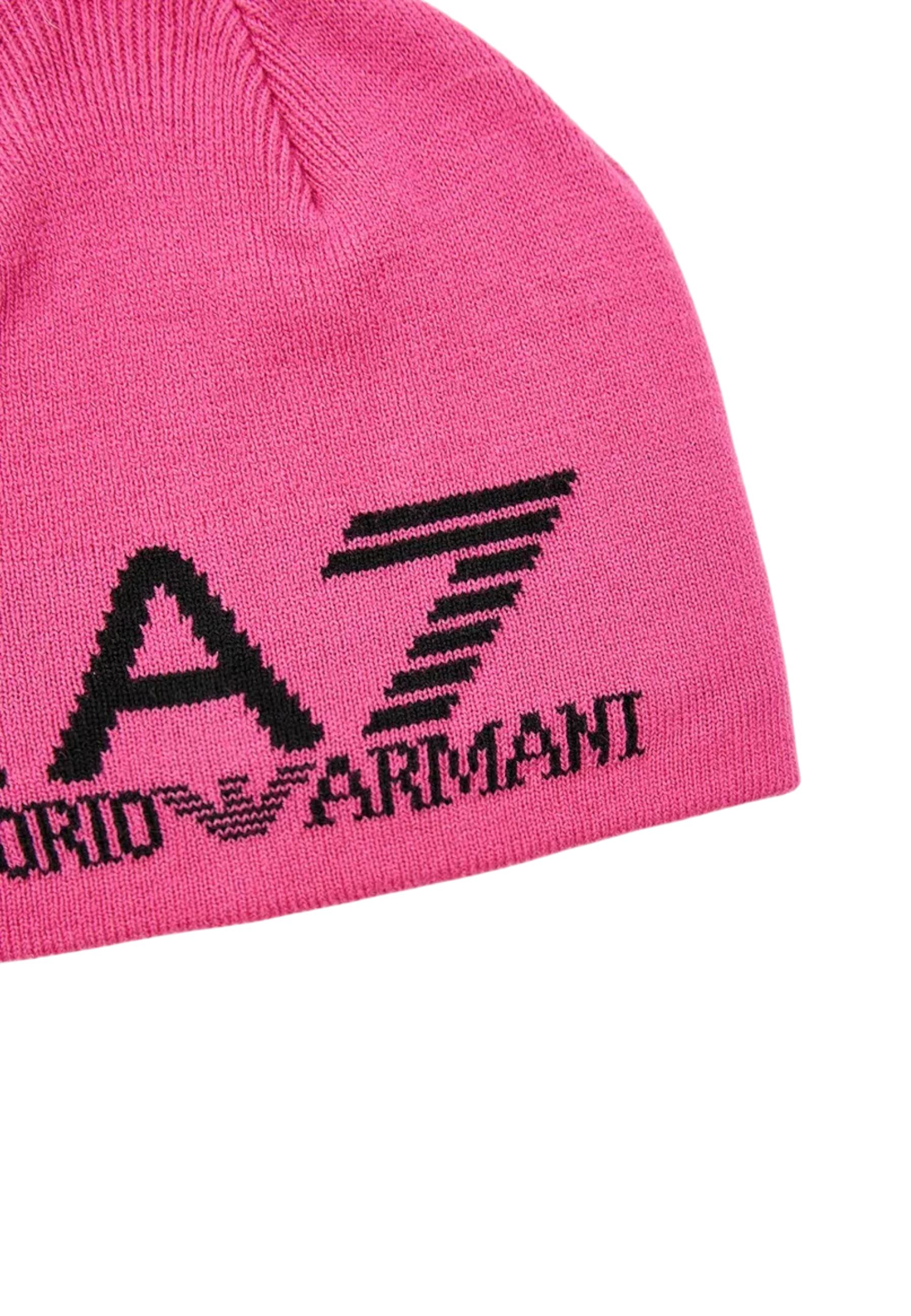 Cappello invernale meisjes Emporio Armani fucsia 3/3