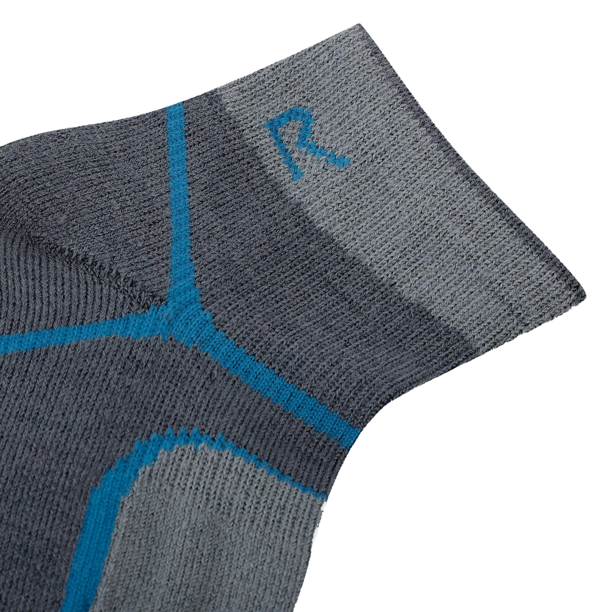 Socquettes TRAIL Femme (Gris Foncé / Bleu Orage) 2/4