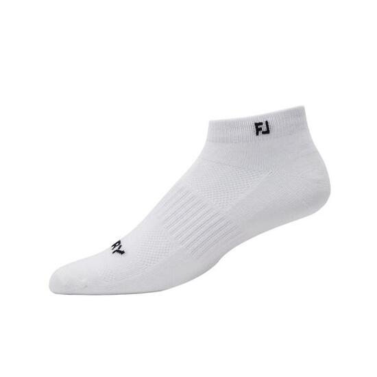 Chaussettes de golf Footjoy Prodry légères, lot de six, blanches, pour homme