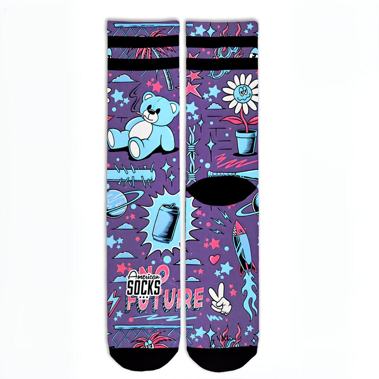 Sokken American Socks No Future Multicolor 4/7