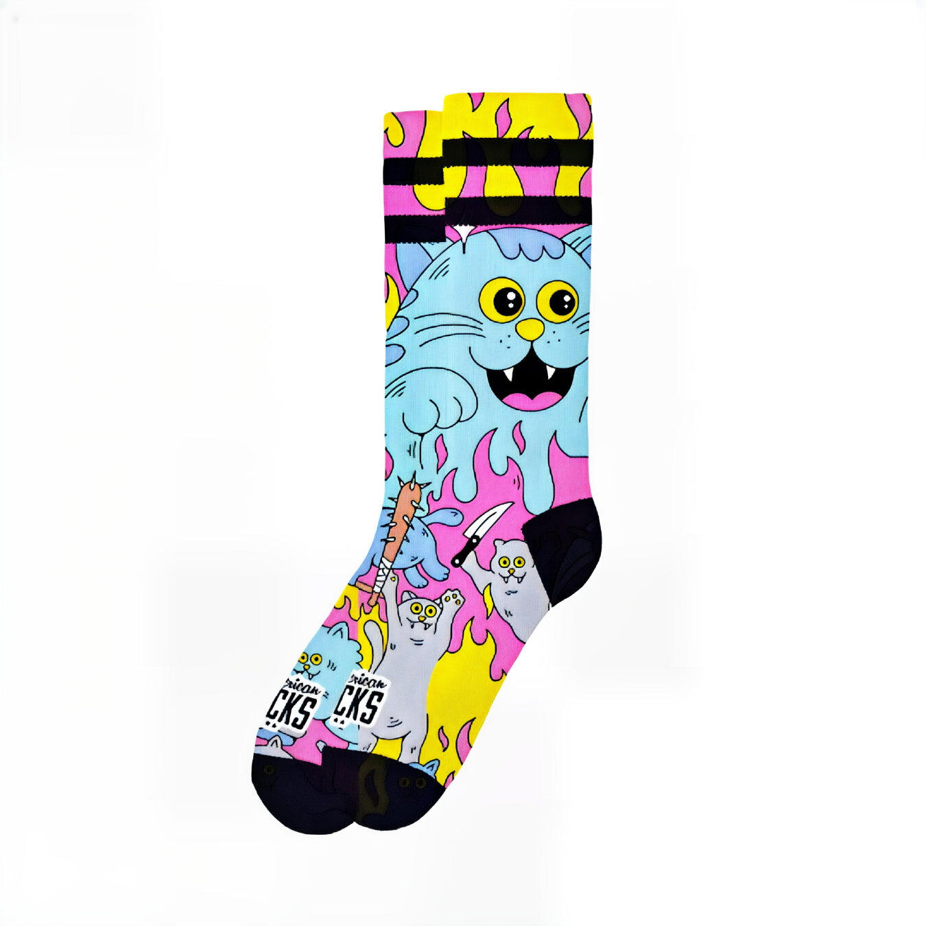Sokken American Socks Killer Kitties Multicolor 3/7