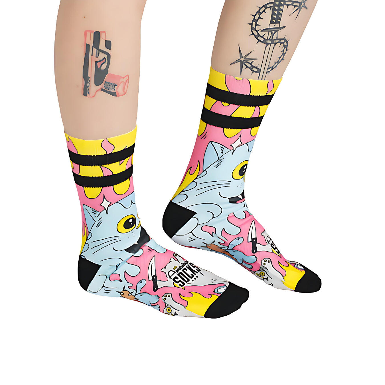 Sokken American Socks Killer Kitties Multicolor 5/7