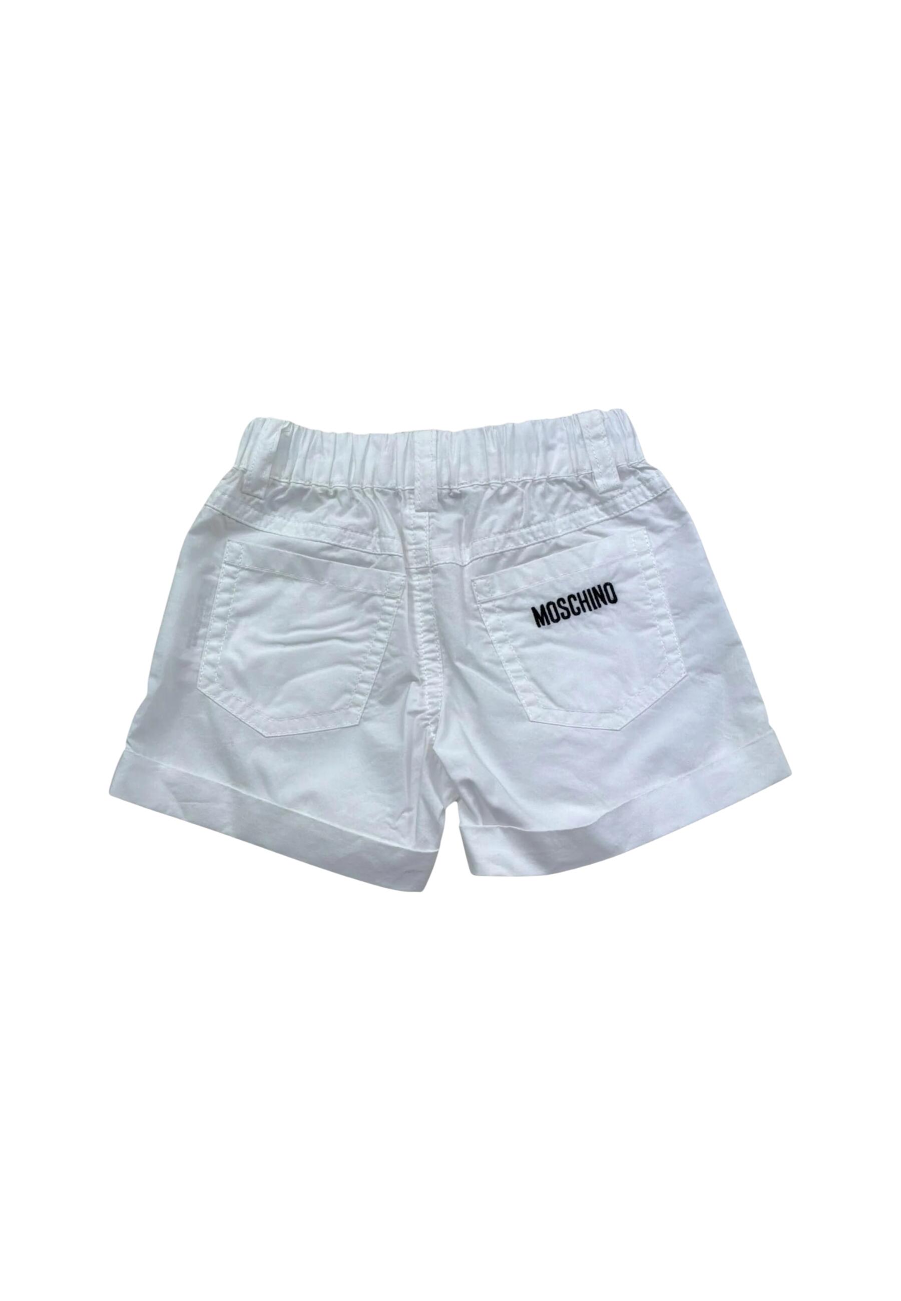 Short Moschino MNQ00R blanc 2/3