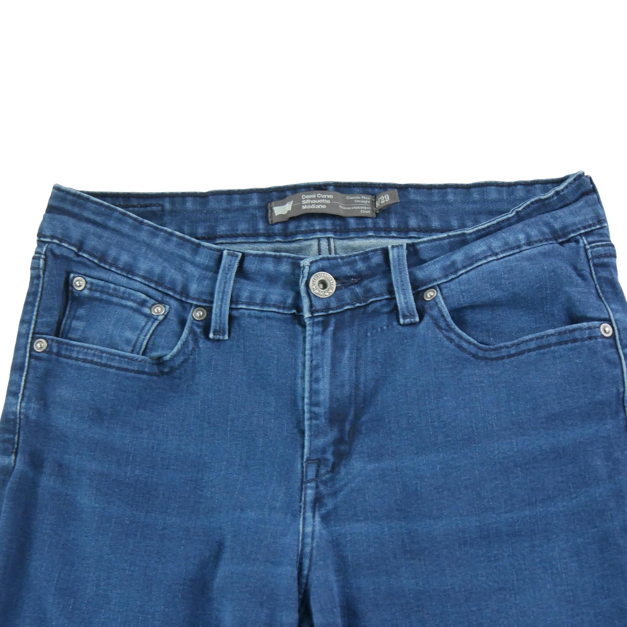 Refurbished - Levi Strauss Damen Jeans Demi Curve - In sehr gutem Zustand 3/7