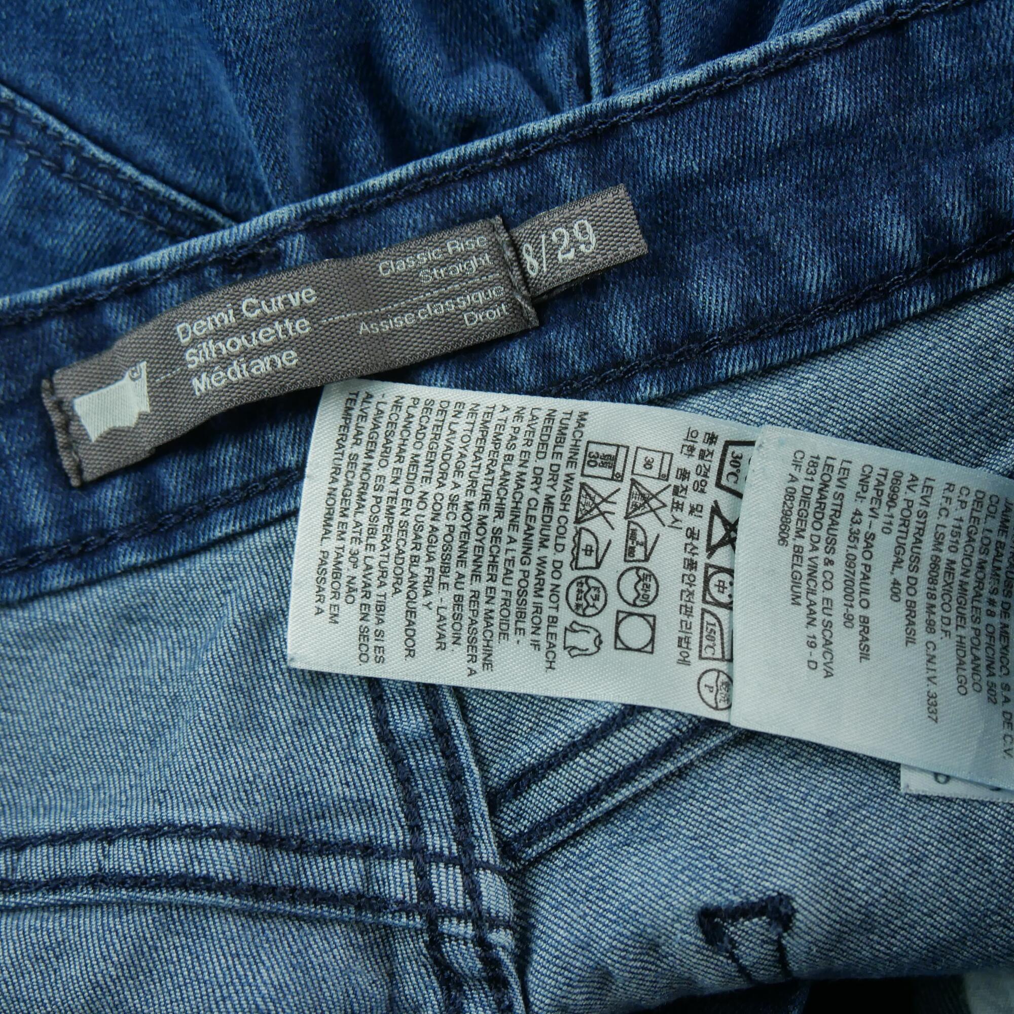 Refurbished - Levi Strauss Damen Jeans Demi Curve - In sehr gutem Zustand 7/7