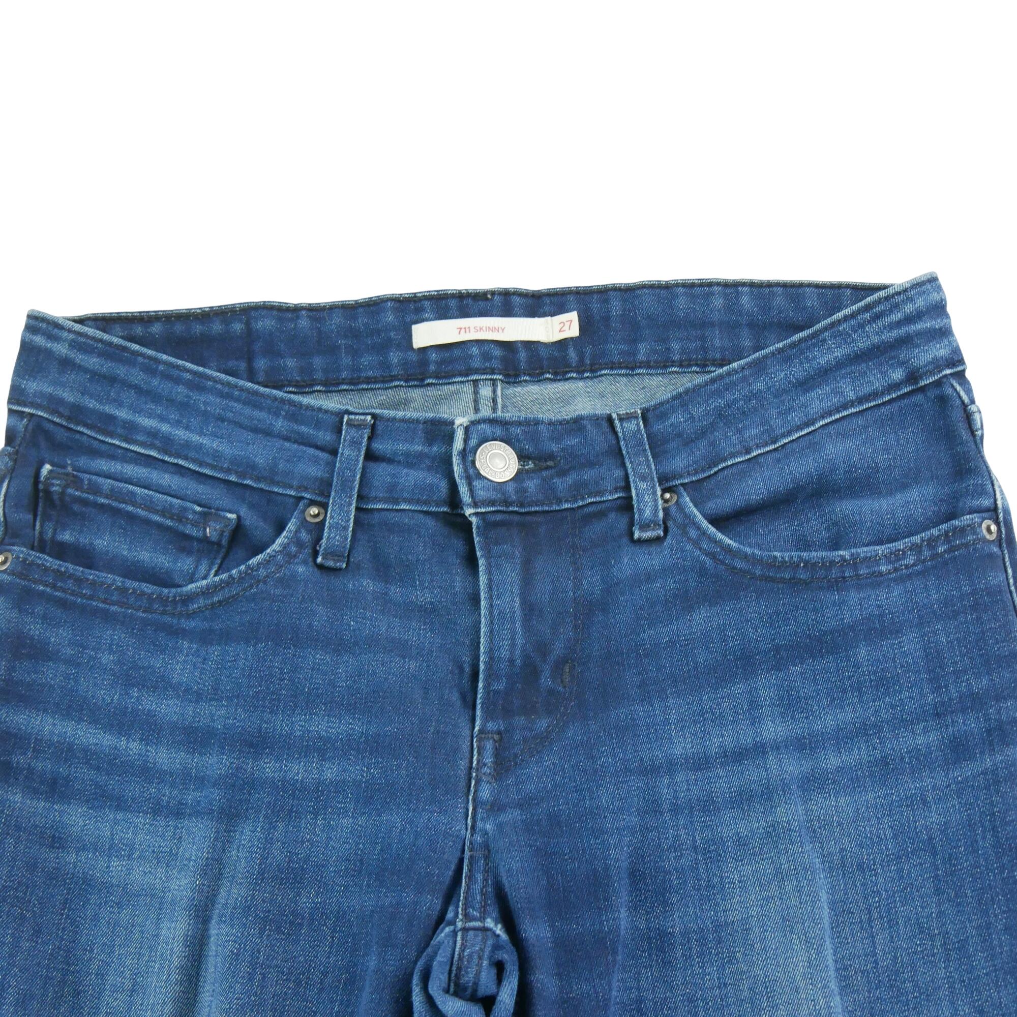 Refurbished - Levi Strauss Damen Skinny Jeans 711 - In sehr gutem Zustand 3/7