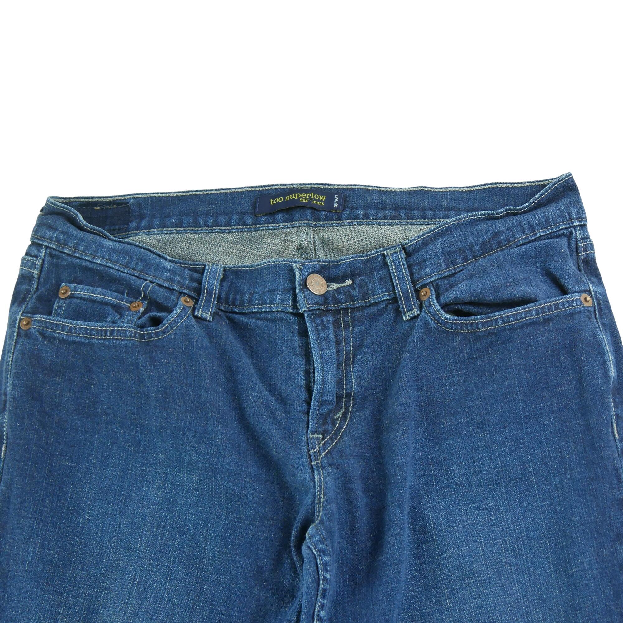 Refurbished - Levi Strauss Damen Jeans 524 Superlow - In sehr gutem Zustand 3/7