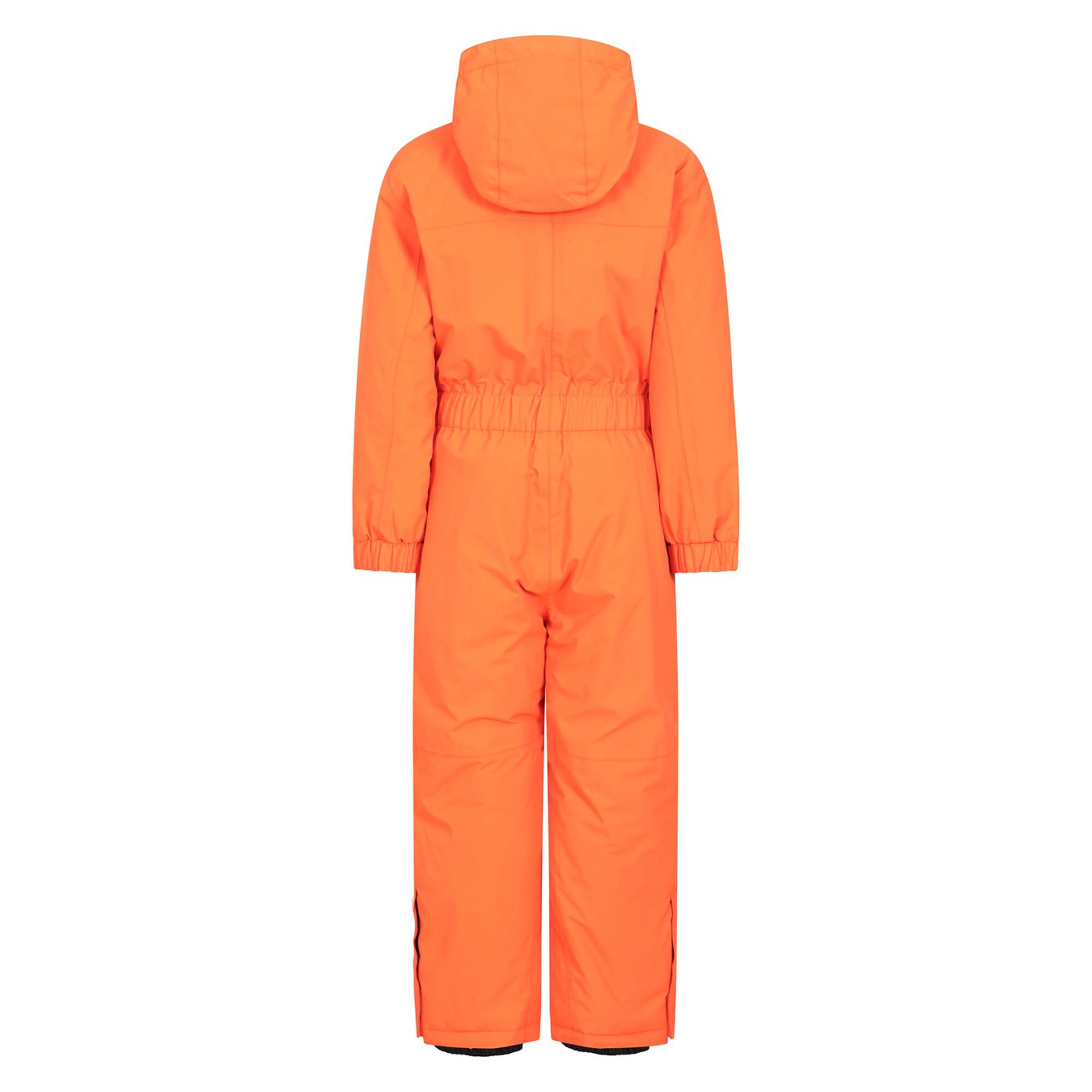 Childrens/Kids Cloud All In One Waterproof Snowsuit (Bright Orange) 2/4