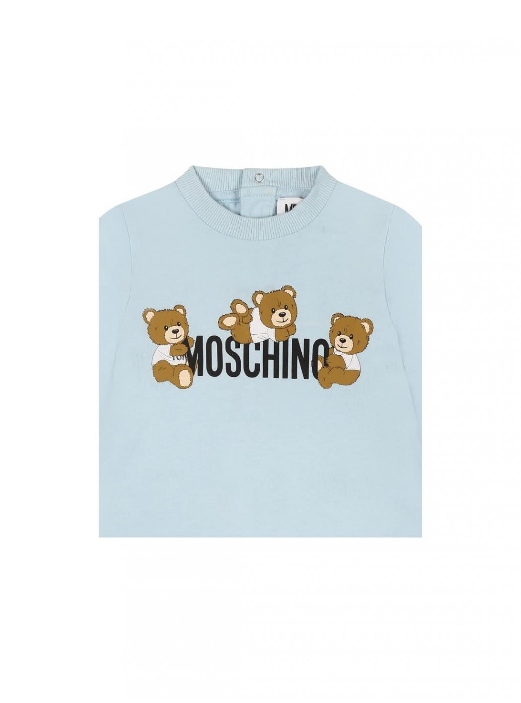 Bodysuit/onesie Moschino MUT047 LAA03 40304 light blue 4/4