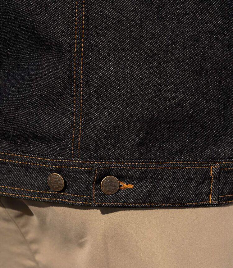 Veste Sans Manches en Jean Noir  6/7