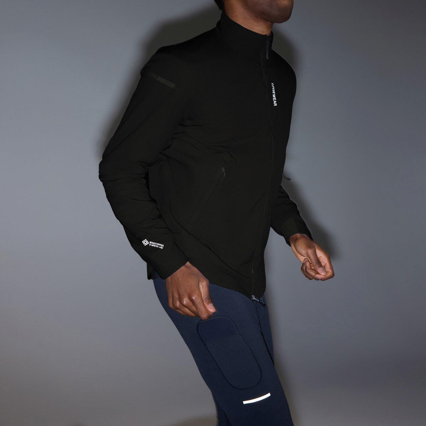 Veste Running Gore Wear Concurve Windstopper Insulated Noir Homme 6/7