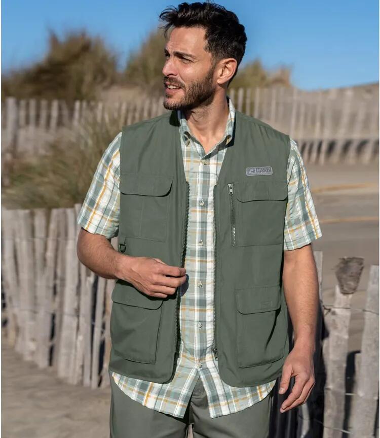 Gilet Reporter Sans Manches Multipoche  2/5