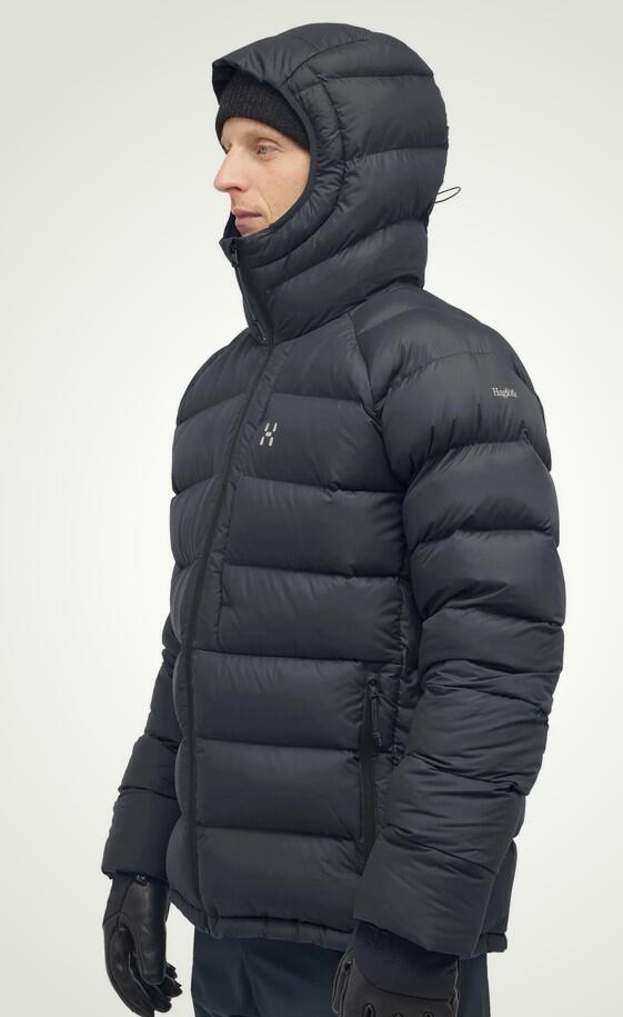 Haglöfs Rosson Down Hood Men True Black 3/6
