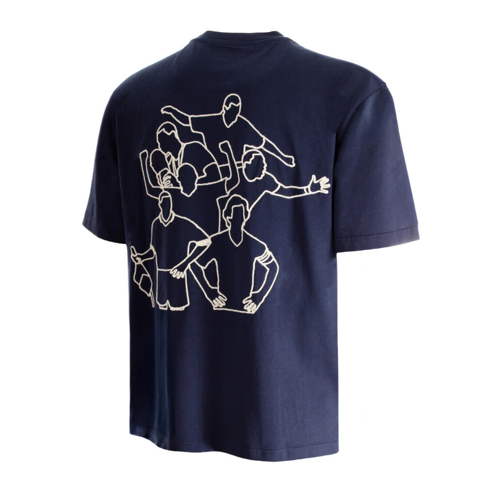 Frankrijk Legends - Geborduurd T-shirt - Blauw – COPA Football 3/7