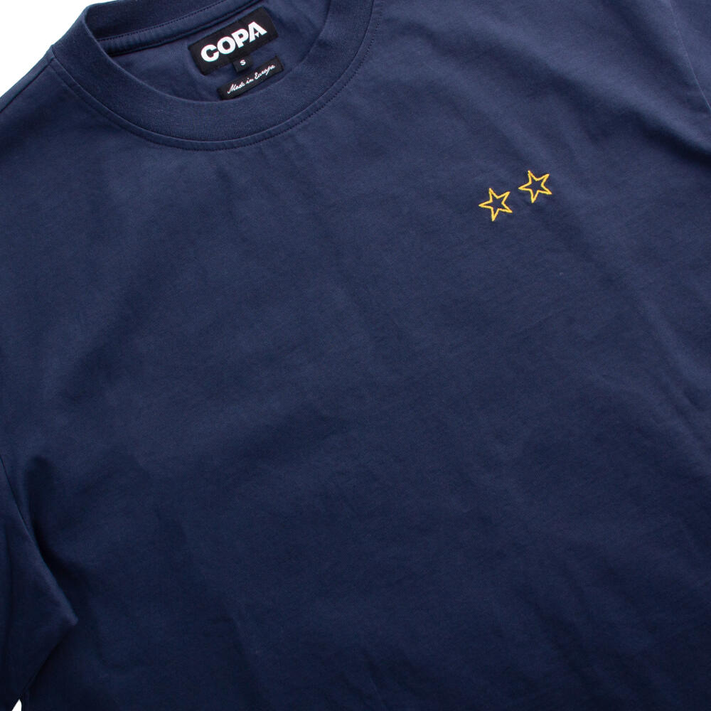 Frankrijk Legends - Geborduurd T-shirt - Blauw – COPA Football 4/7