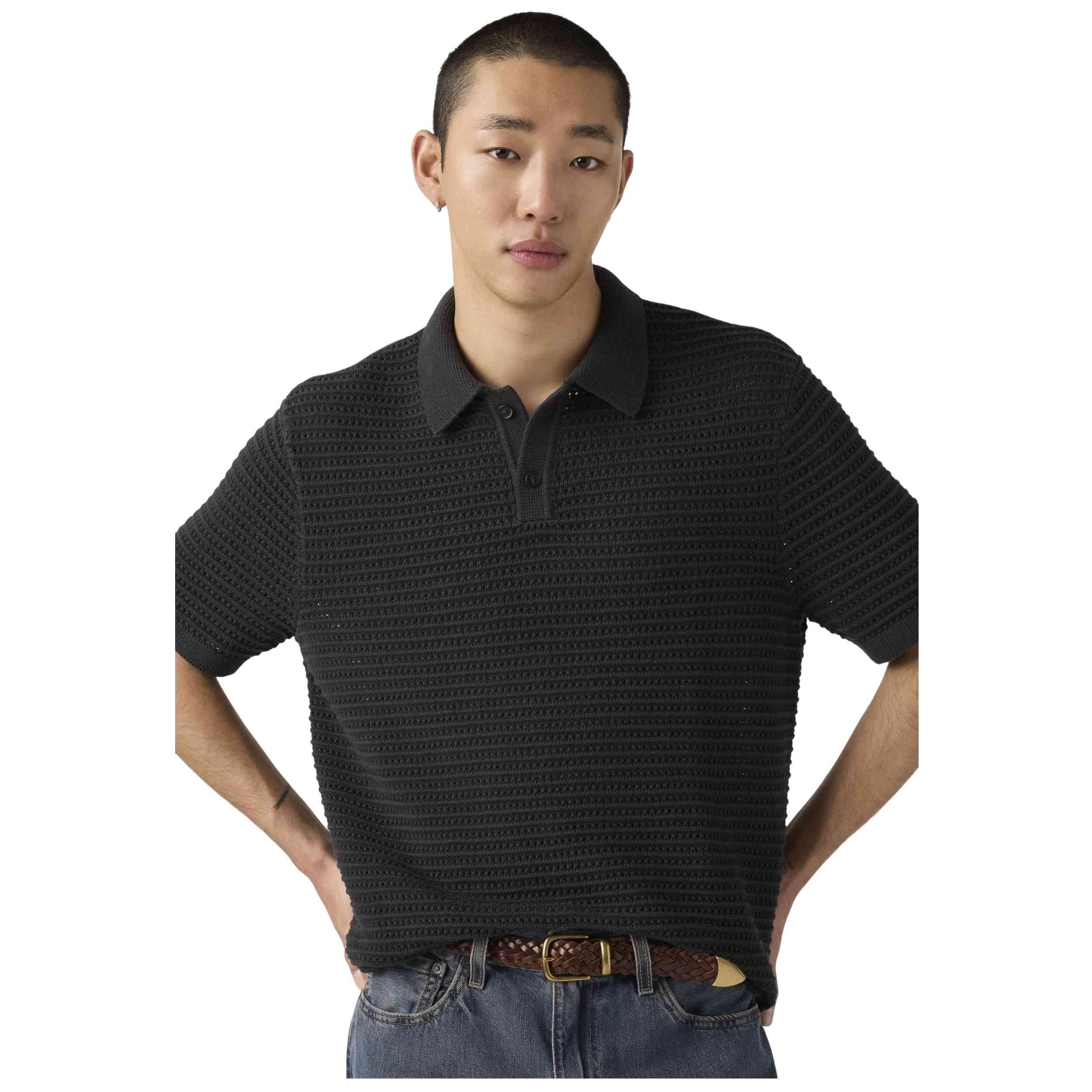 Korte mouw poloshirt Levi's model 0059K-0002-S voor mannen 3/5