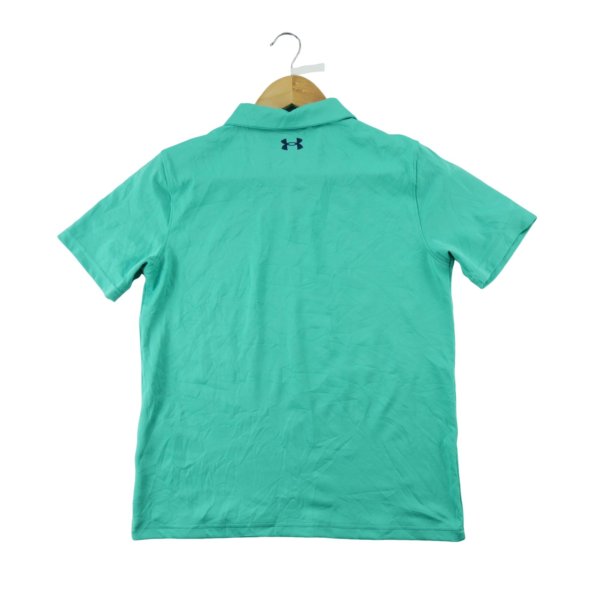 Tweedehands - Polo korte mouwen heren turquoise - Als nieuw 3/5