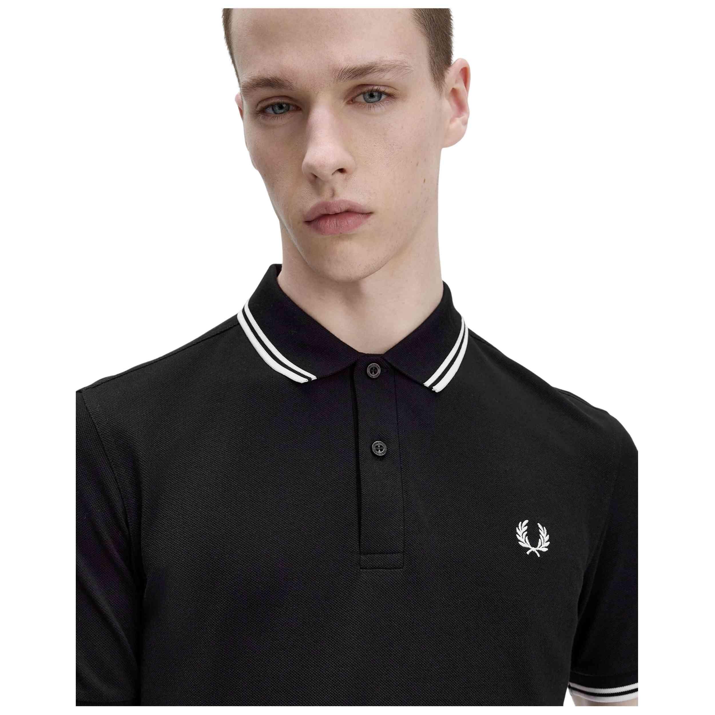 Korte mouw poloshirt Fred perry model THE FRED PERRY SHIRT voor mannen 3/5