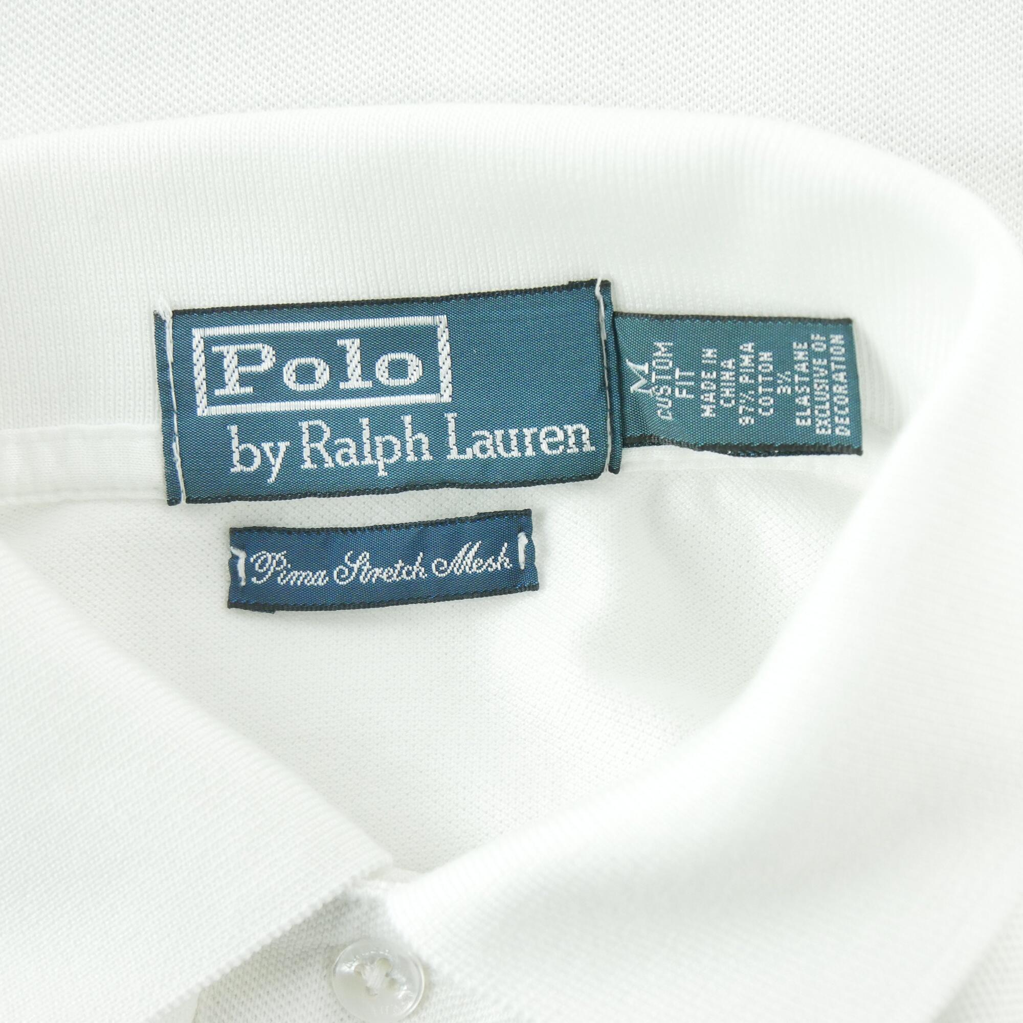 Tweedehands - Polo Ralph Lauren heren korte mouw wit - Zeer goede staat 5/5