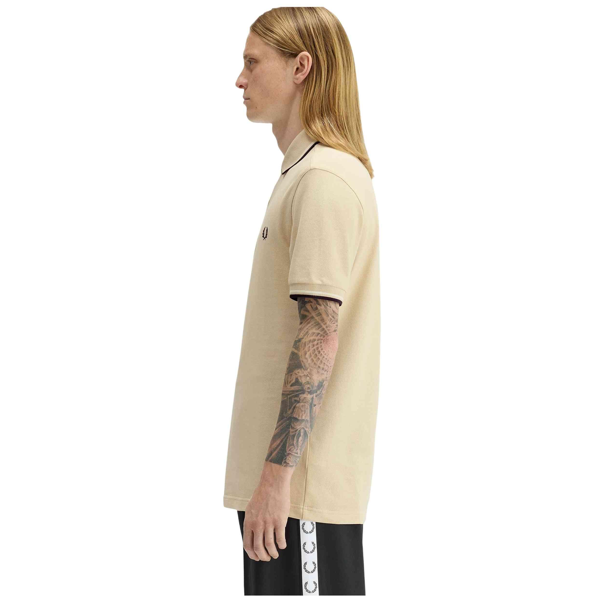 Polo a maniche corte Fred perry modello M3600-12B-S per uomini 2/5