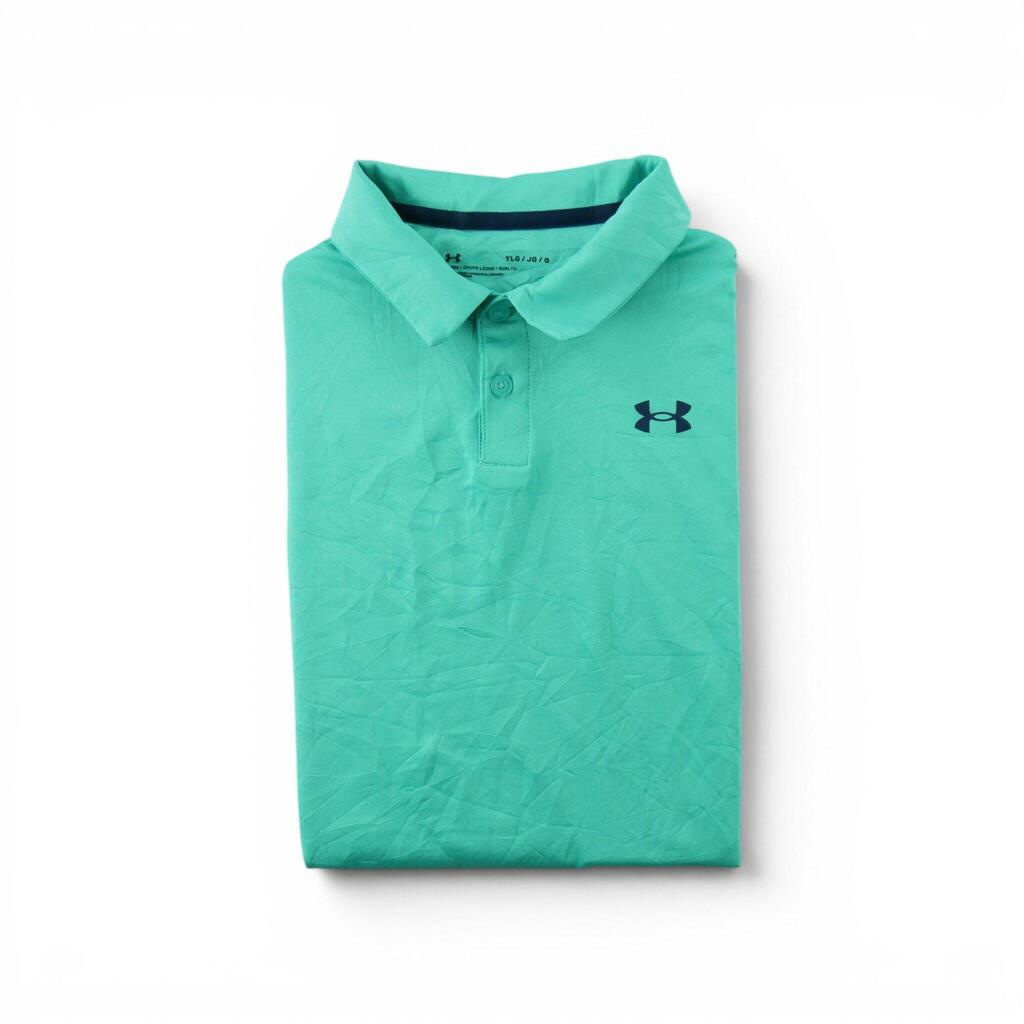 Second life - Under Armour Men’s Short Sleeve Polo Turquoise - Excellent
