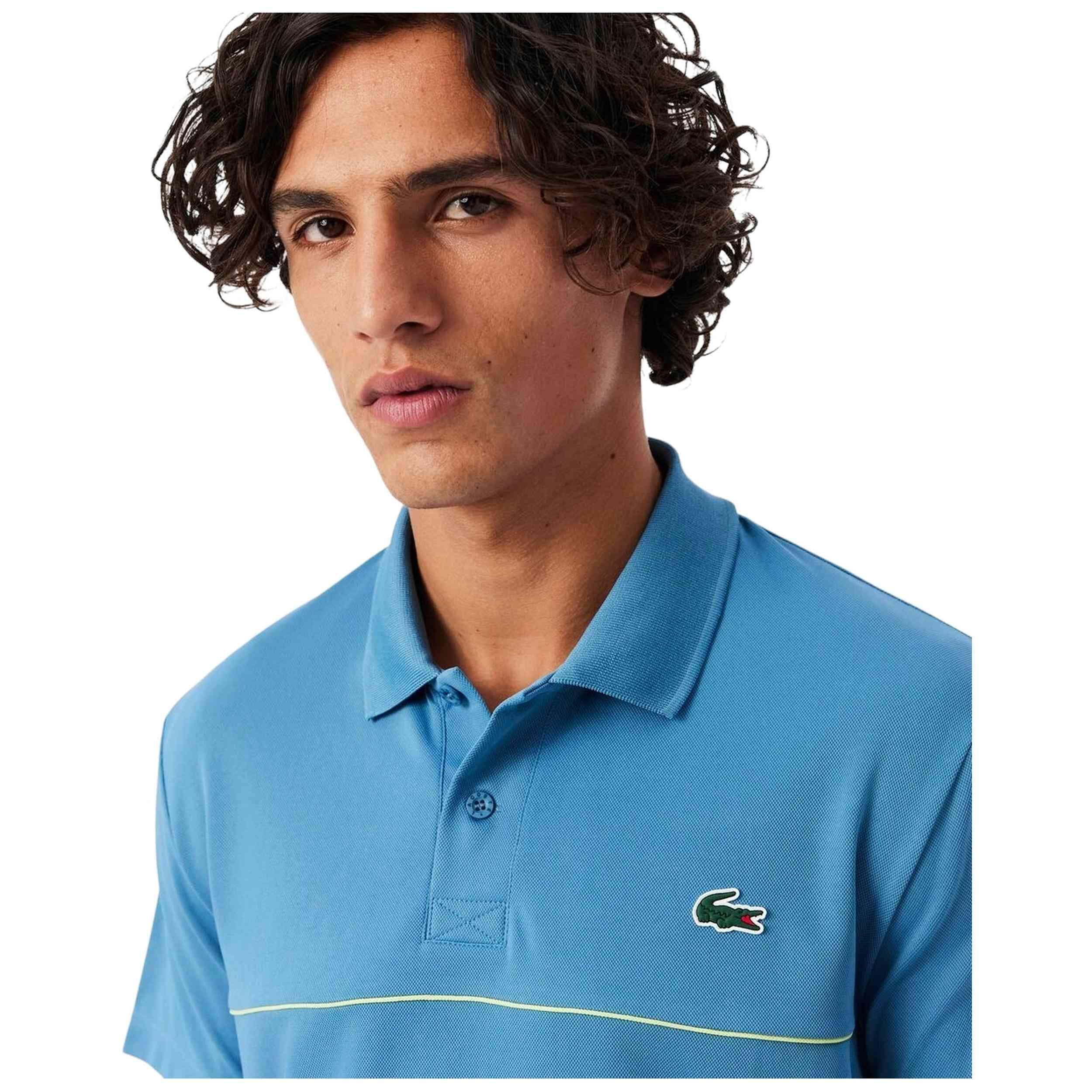 Korte mouw poloshirt Lacoste model DH0260-JBK voor mannen 3/5