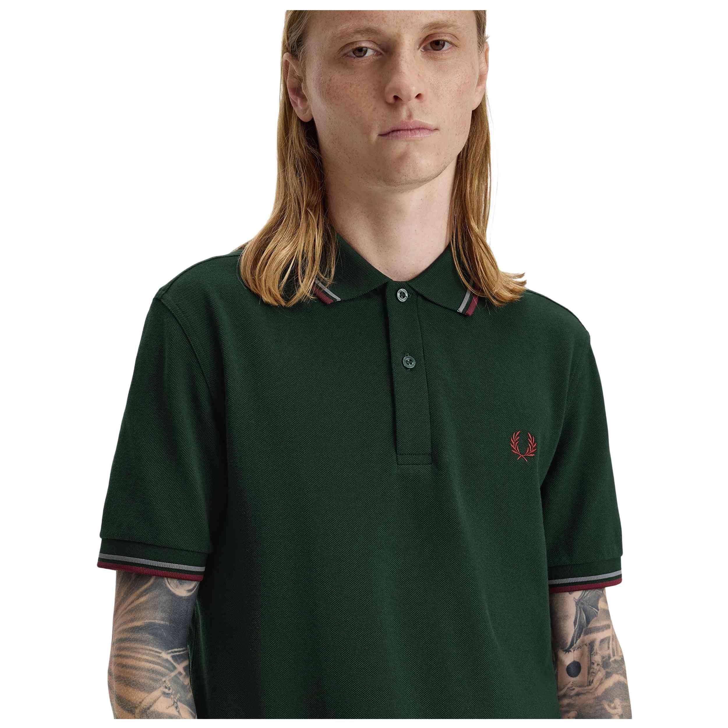 Korte mouw poloshirt Fred perry model M3600-85A-S voor mannen 4/5