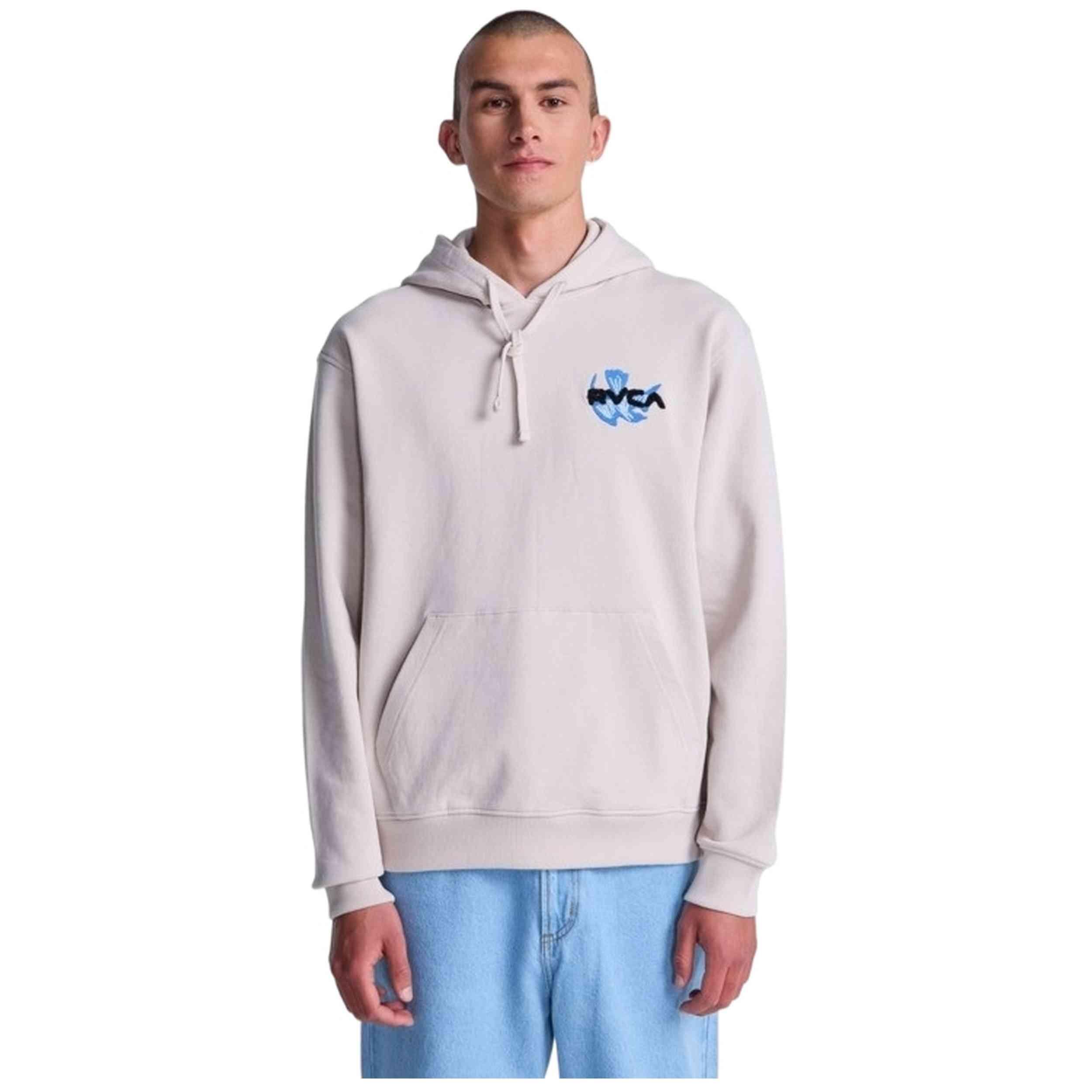 Felpa con cappuccio Rvca modello Antonia Figueiredo Love Birdsie per uomini 3/5