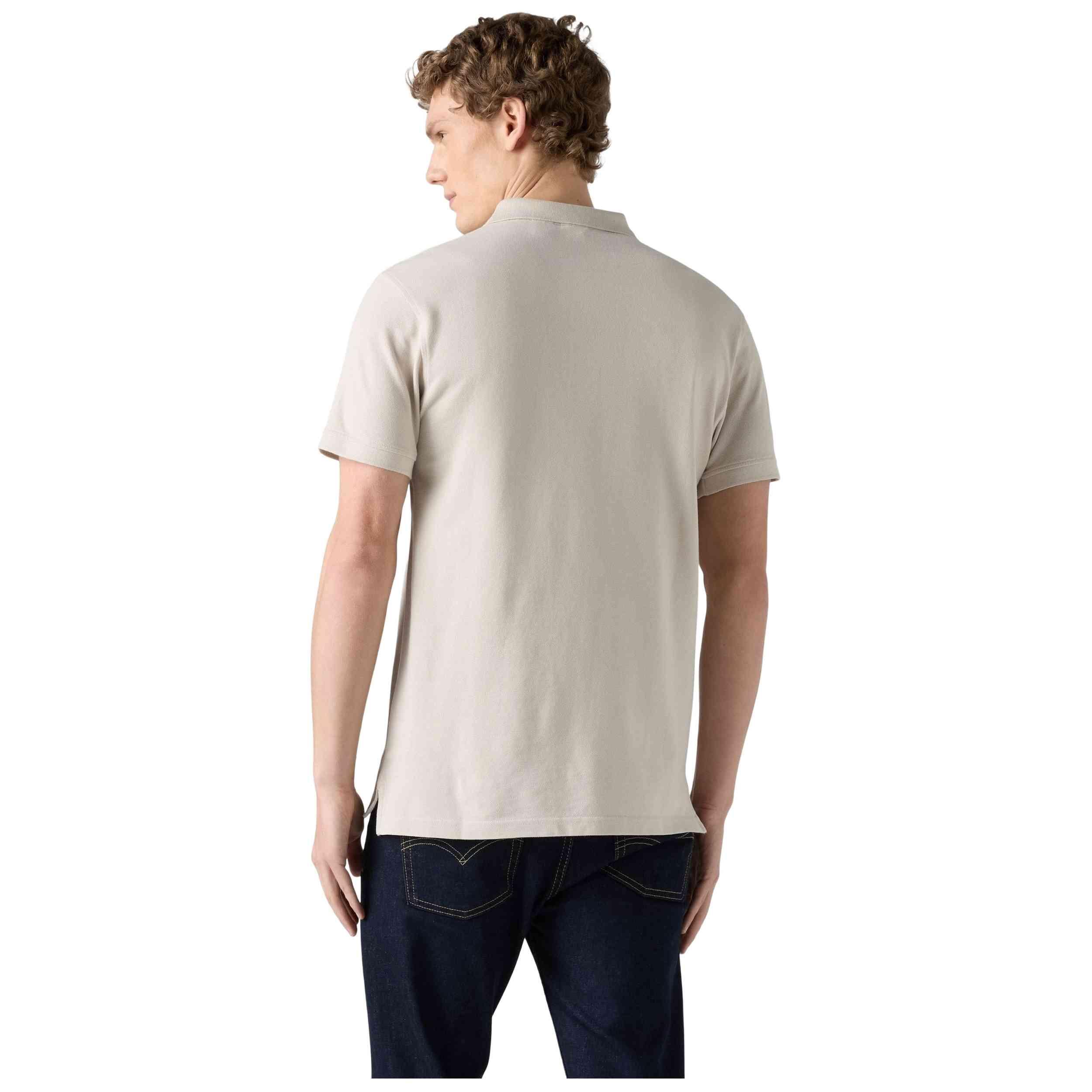 Polo a maniche corte Levi's modello LSE_LEVIS HM POLO PUMICE STONE per uomini 4/5