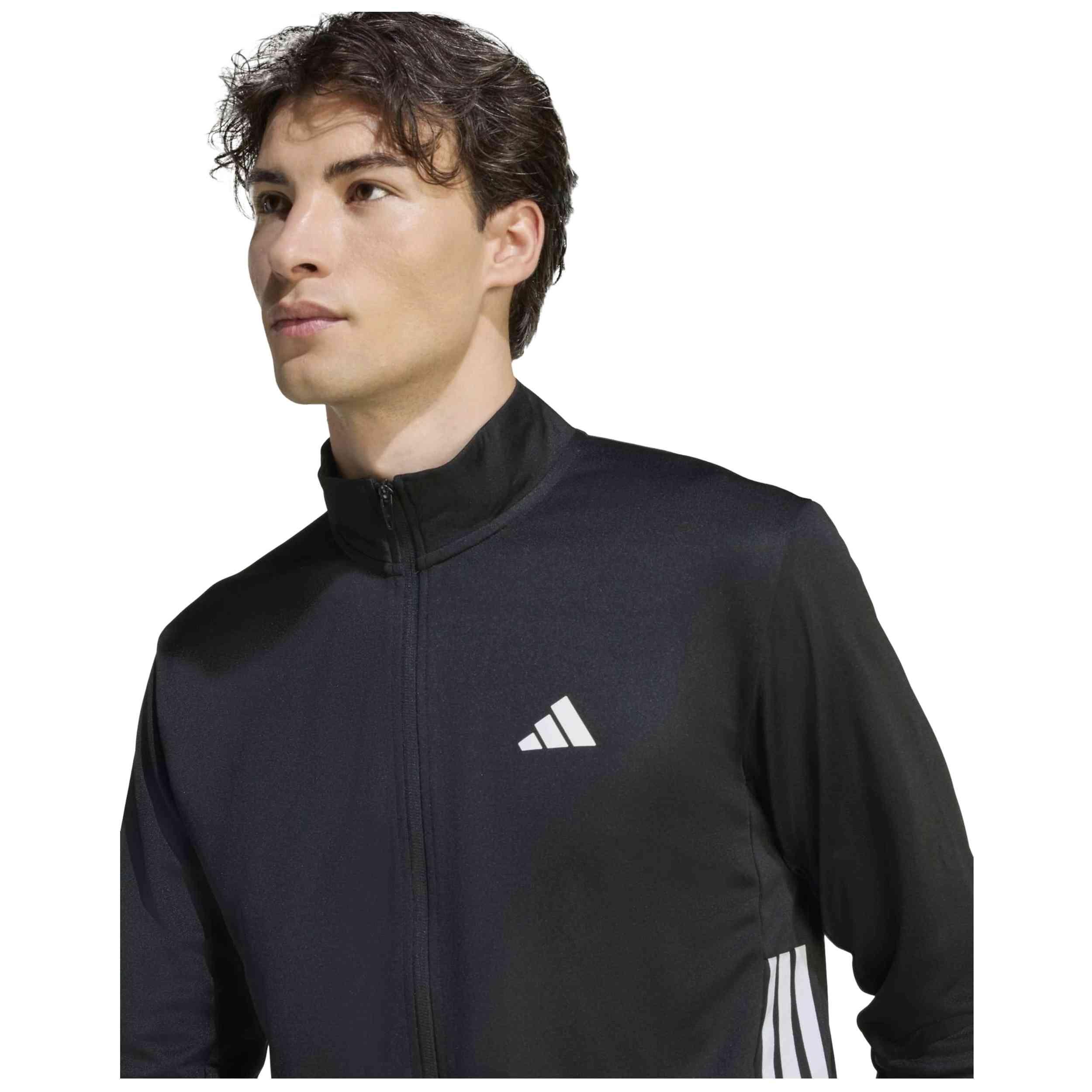 Felpa Adidas modello Sudadera adidas Workout Essentials All-Set negro per uomini 5/5