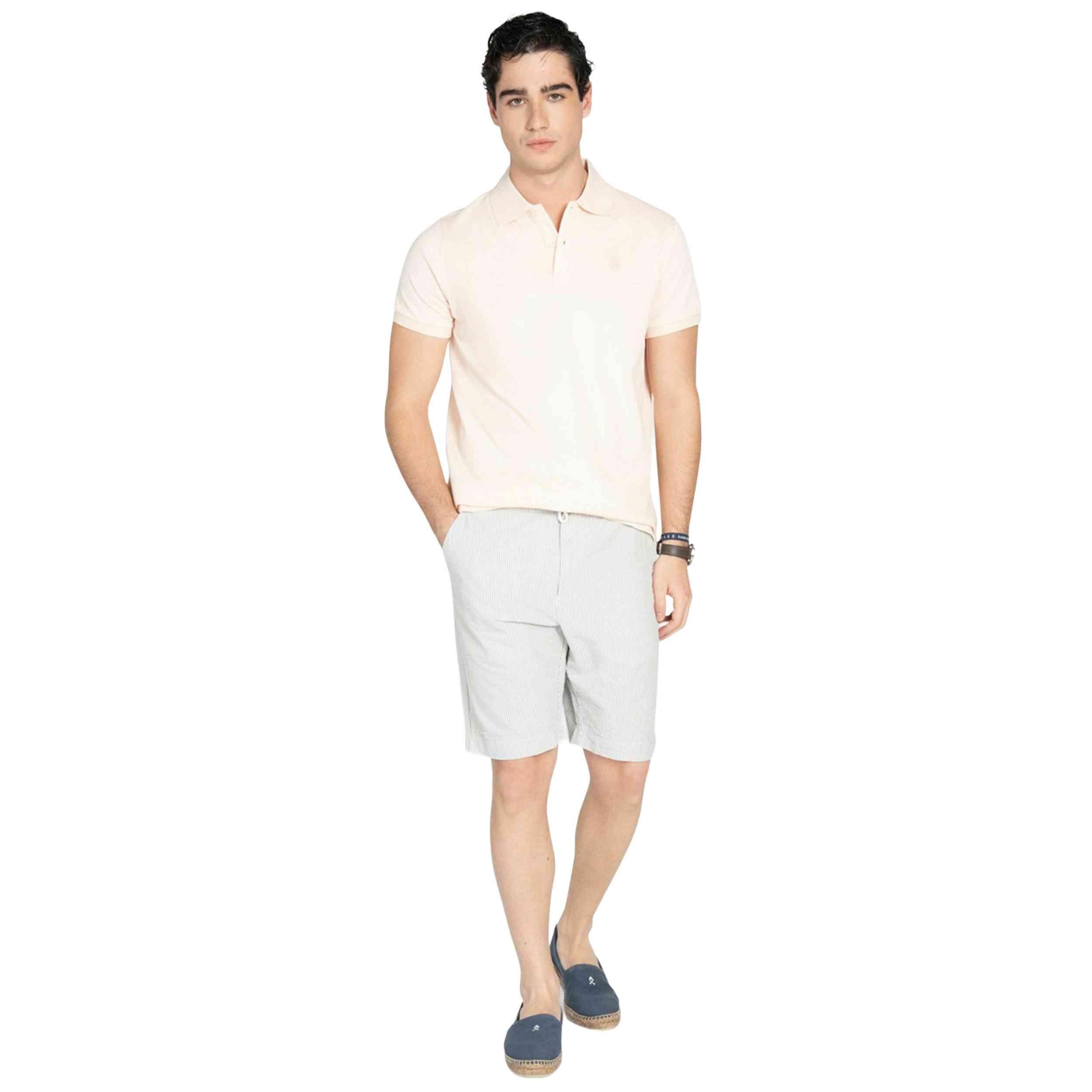 Korte mouw poloshirt Harper & neyer model Retro Soft voor mannen 2/5