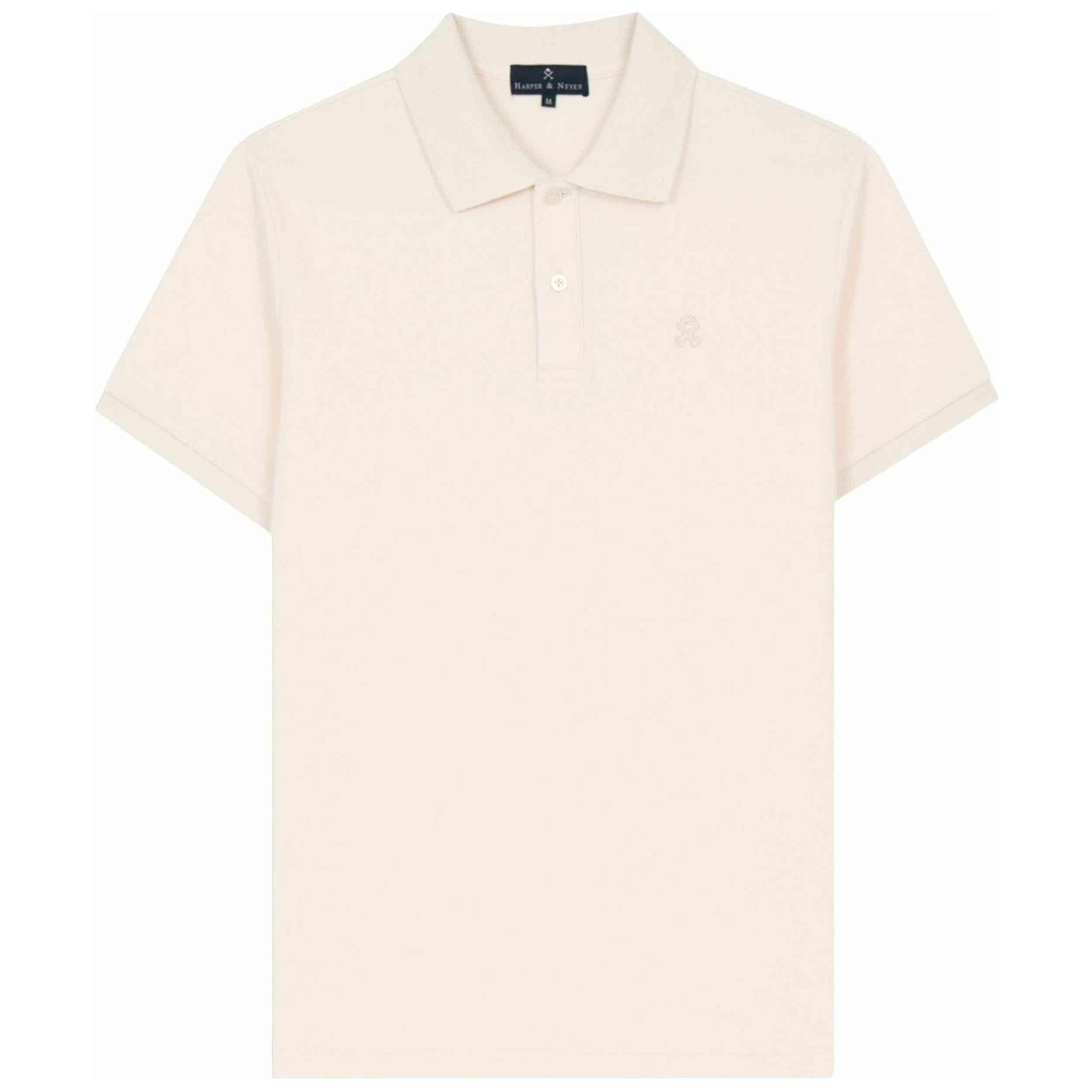 Korte mouw poloshirt Harper & neyer model Retro Soft voor mannen 5/5