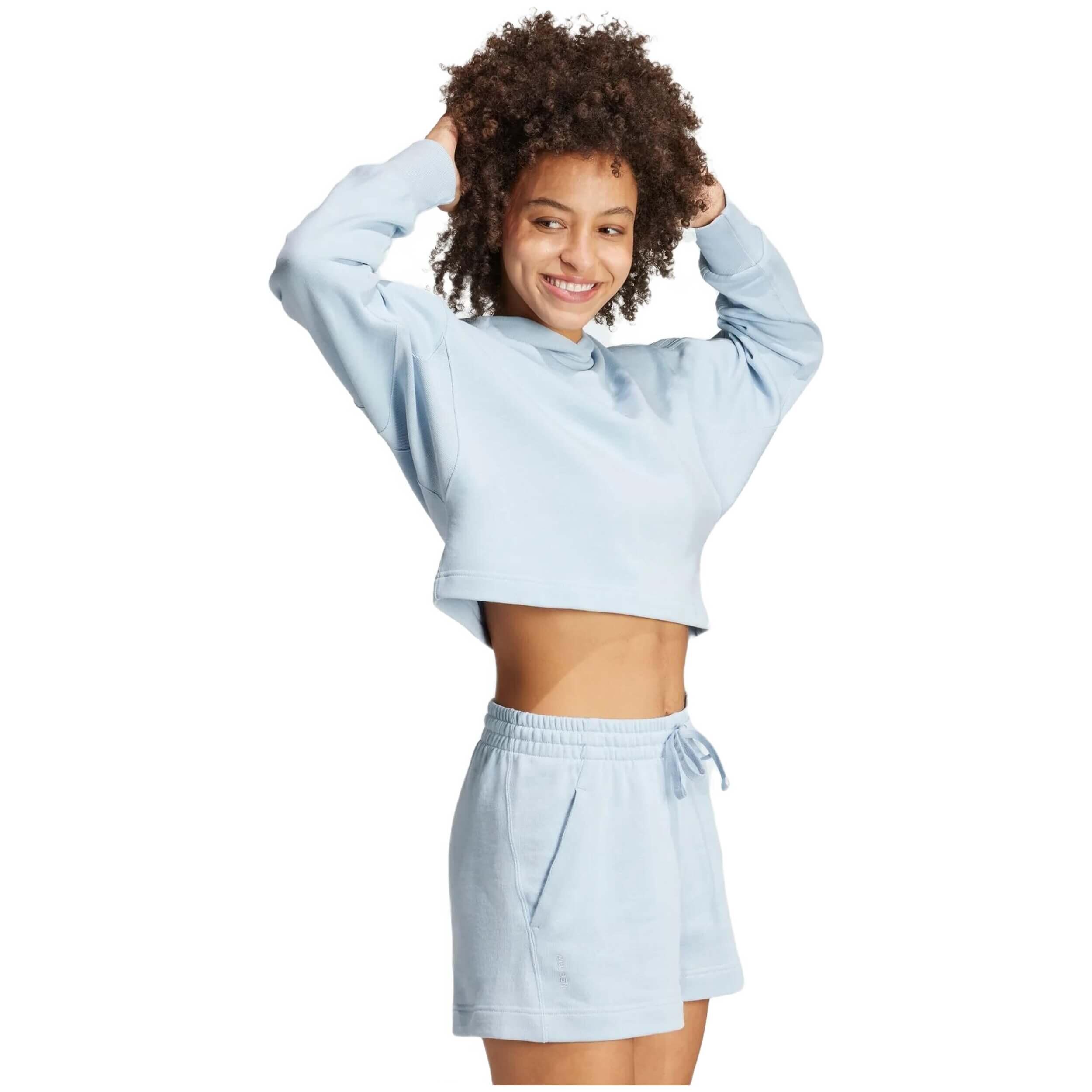 Sweat à capuche Adidas modèle IY6847 pour femmes 4/5